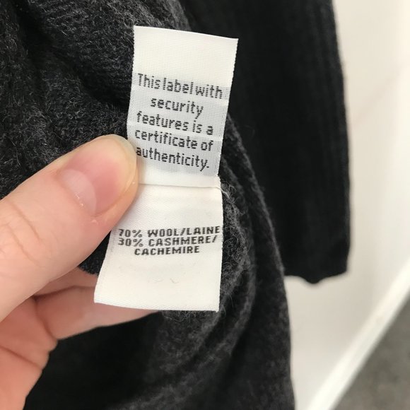 Diane Von Furstenberg Charcoal Wrap Dress - Picture 8 of 8